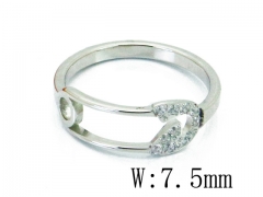 Stainless Steel Jewelry Wholesale - Stainless Steel Rings - HY14R0608PW
