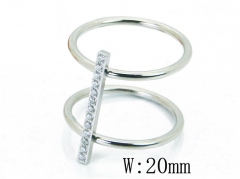 Stainless Steel Jewelry Wholesale - Stainless Steel Rings - HY19R0647HHC