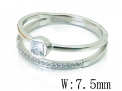 Stainless Steel Jewelry Wholesale - Stainless Steel Rings - HY47R0055HHZ