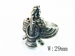 Stainless Steel Skull Rings Wholesale - HY28R0015OE