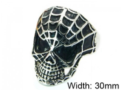 Stainless Steel Skull Rings Wholesale - HY22R0956HIZ