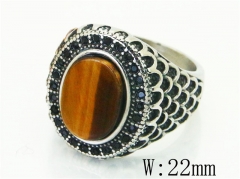 Stainless Steel Jewelry Wholesale - Stainless Steel Rings - HY17R0581HIT