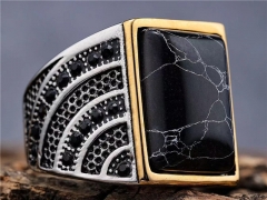 Stainless Steel Jewelry Wholesale - Stainless Steel Rings - HY0153R0002