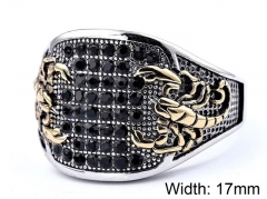 Stainless Steel Jewelry Wholesale - Stainless Steel Rings - HY0153R0085