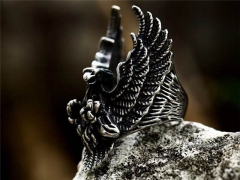 Stainless Steel Jewelry Wholesale - Stainless Steel Rings - HY0012R1178