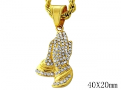 Stainless Steel Jewelry Wholesale - Stainless Steel Pendants - HY0061P407
