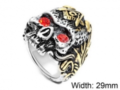 Stainless Steel Skull Rings Wholesale - HY001R0017HNC