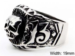 Stainless Steel Skull Rings Wholesale - HY0143R0583