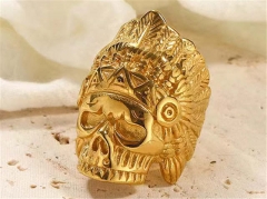 Stainless Steel Skull Rings Wholesale - HY0149R0273
