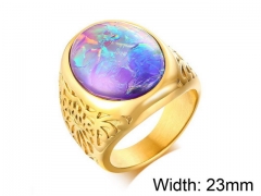 Stainless Steel Jewelry Wholesale - Stainless Steel Rings - HY006R0079HOL
