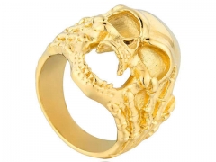 Stainless Steel Skull Rings Wholesale - HY0143R0611