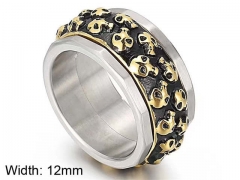 Stainless Steel Skull Rings Wholesale - HY0150R0096