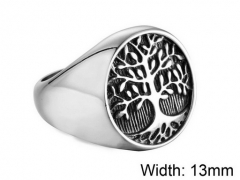 Stainless Steel Jewelry Wholesale - Stainless Steel Rings - HY001R0037HKS