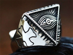 Stainless Steel Jewelry Wholesale - Stainless Steel Rings - HY0012R715
