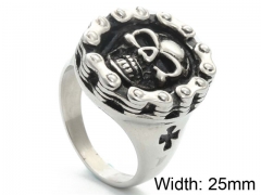 Stainless Steel Skull Rings Wholesale - HY0001R338