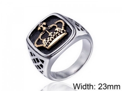 Stainless Steel Jewelry Wholesale - Stainless Steel Rings - HY004R0070HMY