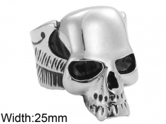 Stainless Steel Skull Rings Wholesale - HY0062R570