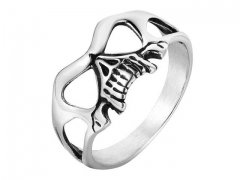 Stainless Steel Skull Rings Wholesale - HY0013R2608