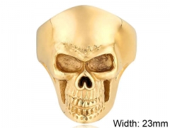 Stainless Steel Skull Rings Wholesale - HY0143R0600