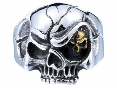 Stainless Steel Skull Rings Wholesale - HY0012R201