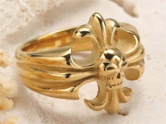 Stainless Steel Skull Rings Wholesale - HY0149R0555