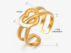Stainless Steel Jewelry Wholesale - Stainless Steel Rings - HY0159R0855
