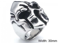 Stainless Steel Skull Rings Wholesale - HY0143R0579