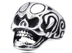 Stainless Steel Skull Rings Wholesale - HY0143R0626