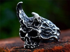 Stainless Steel Skull Rings Wholesale - HY0012R1133