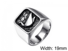Stainless Steel Jewelry Wholesale - Stainless Steel Rings - HY004R0086HNB