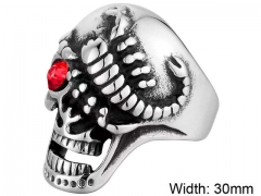 Stainless Steel Skull Rings Wholesale - HY0143R0635