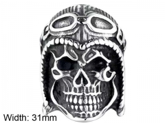 Stainless Steel Skull Rings Wholesale - HY0143R0619