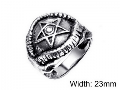 Stainless Steel Jewelry Wholesale - Stainless Steel Rings - HY004R0040HMF