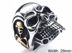 Stainless Steel Skull Rings Wholesale - HY0143R0608