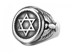 Stainless Steel Jewelry Wholesale - Stainless Steel Rings - HY0013R2421