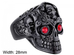 Stainless Steel Skull Rings Wholesale - HY0143R1189