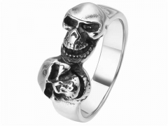 Stainless Steel Skull Rings Wholesale - HY0013R2520