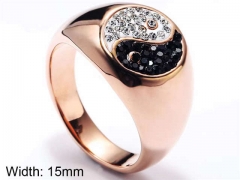 Stainless Steel Jewelry Wholesale - Stainless Steel Rings - HY0143R0673
