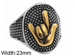 Stainless Steel Jewelry Wholesale - Stainless Steel Rings - HY0062R563