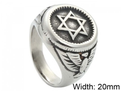 Stainless Steel Jewelry Wholesale - Stainless Steel Rings - HY0001R349