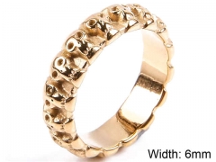 Stainless Steel Skull Rings Wholesale - HY0143R0574
