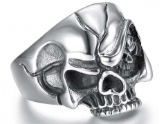 Stainless Steel Skull Rings Wholesale - HY0119R422