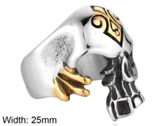 Stainless Steel Skull Rings Wholesale - HY0143R0604