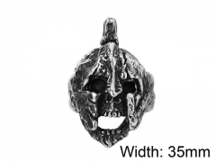 Stainless Steel Skull Rings Wholesale - HY0013R084