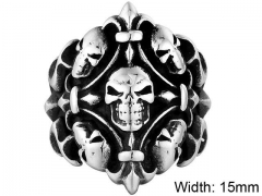 Stainless Steel Skull Rings Wholesale - HY0143R0595
