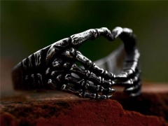 Stainless Steel Skull Rings Wholesale - HY0012R1100