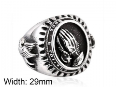 Stainless Steel Jewelry Wholesale - Stainless Steel Rings - HY0012R011