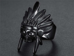 Stainless Steel Skull Rings Wholesale - HY0119R408