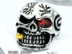 Stainless Steel Skull Rings Wholesale - HY0143R1106