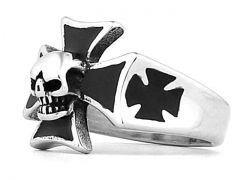 Stainless Steel Skull Rings Wholesale - HY0145R0142